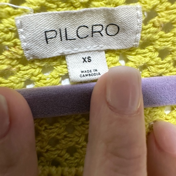 Anthropologie Pilcro Open-Stitch Crewneck Jumper Size XS Knit - Picture 4 of 7